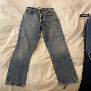 AGOLDE High rise straight crop size 27. BRAND NEW NEVER WORN